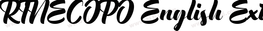 RINECOPO English Ext字体转换
